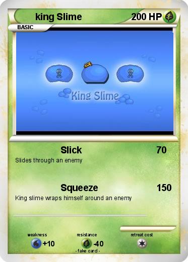 Pokemon king Slime