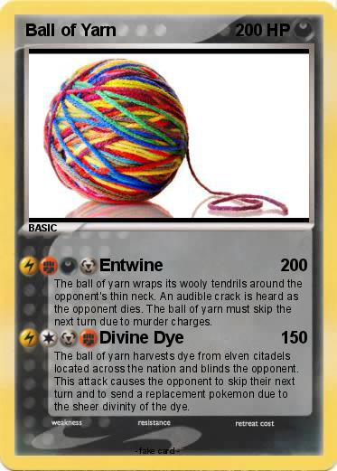 Pokemon Ball of Yarn