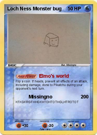 Pokemon Loch Ness Monster bug