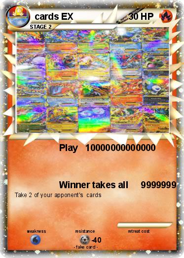 Pokemon cards EX