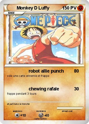 Pokemon Monkey D Luffy