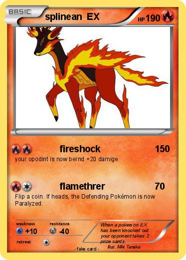 Pokemon splinean  EX