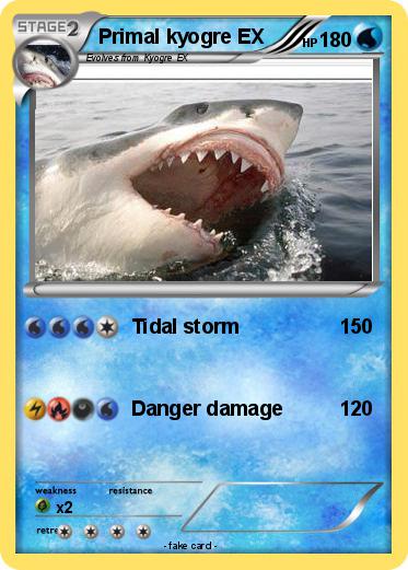 Pokemon Primal kyogre EX