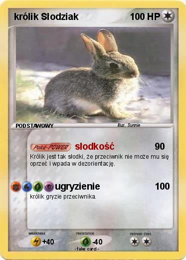 Pokemon królik Słodziak