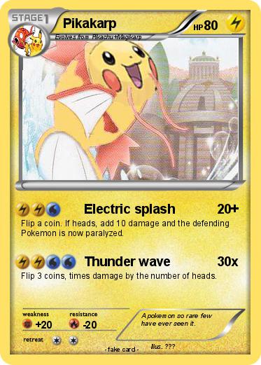 Pokemon Pikakarp