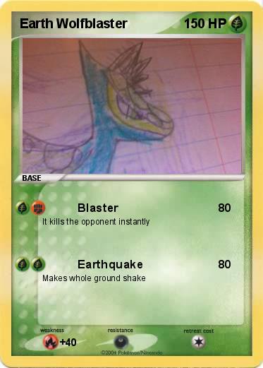 Pokemon Earth Wolfblaster