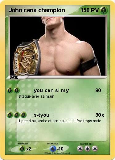 Pokemon John cena champion