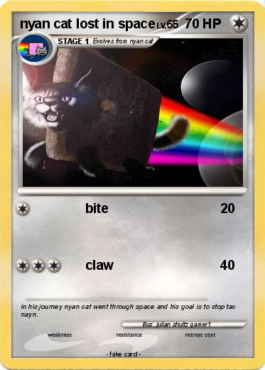 Pokemon nyan cat lost in space