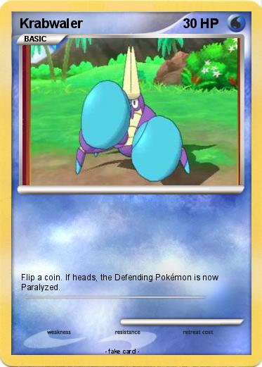 Pokemon Krabwaler