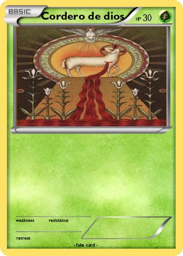 Pokemon Cordero de dios