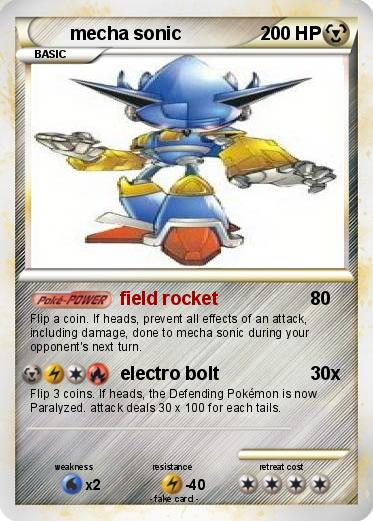 Pokemon mecha sonic