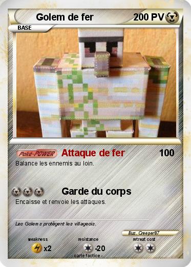 Pokemon Golem de fer