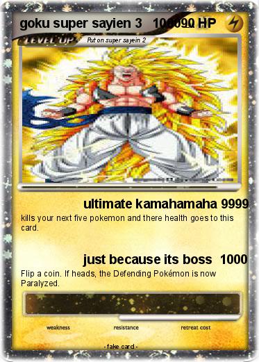 Pokemon goku super sayien 3   1000