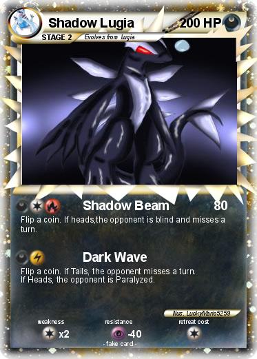 Pokemon Shadow Lugia