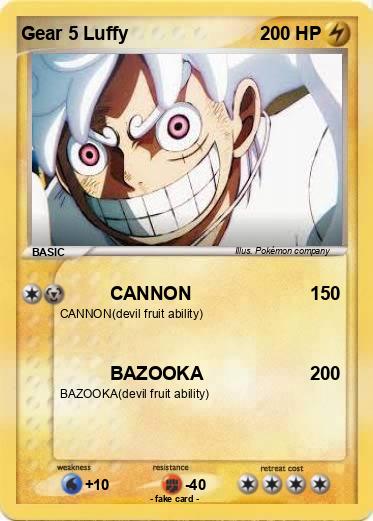 Pokemon Gear 5 Luffy