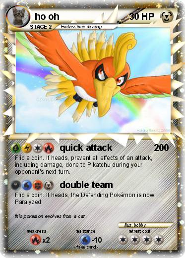 Pokemon ho oh