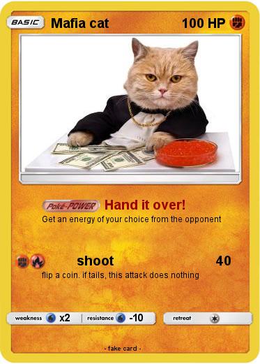 Pokemon Mafia cat