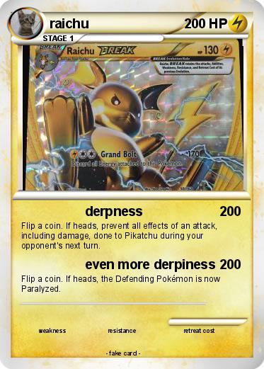 Pokemon raichu