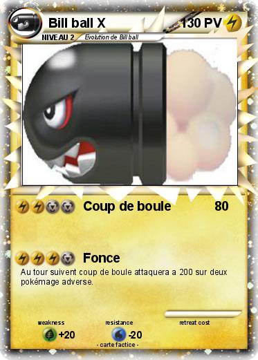 Pokemon Bill ball X