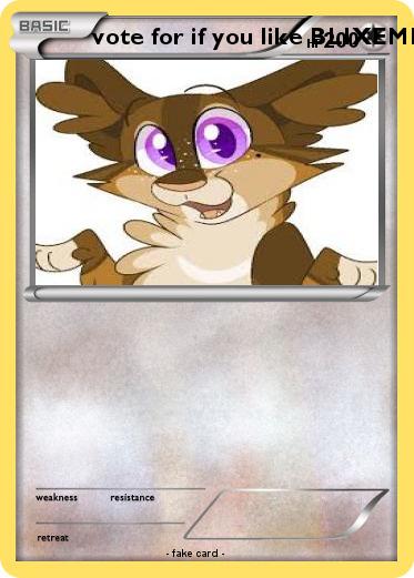 Pokemon vote for if you like BLIXEMI