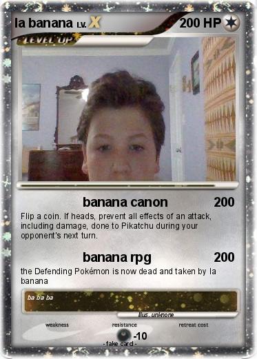 Pokemon la banana