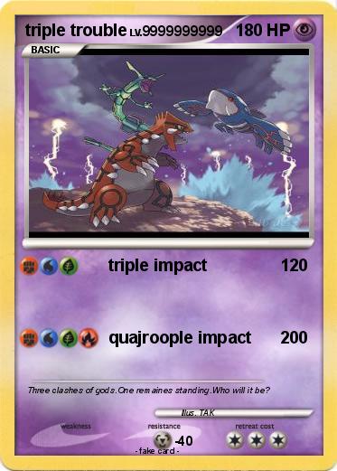 Pokemon triple trouble