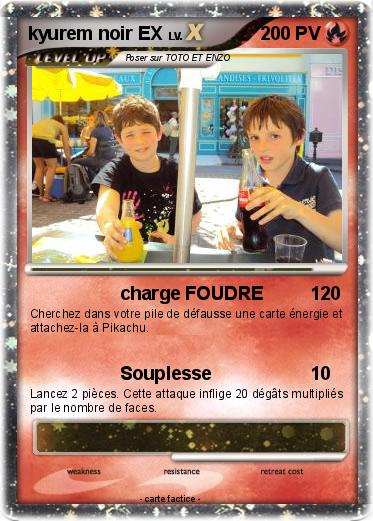 Pokemon kyurem noir EX