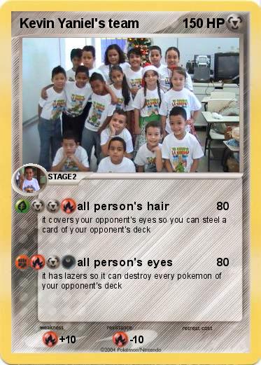Pokemon Kevin Yaniel's team