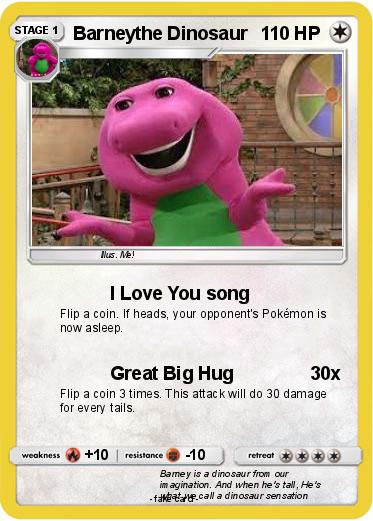 Pokemon Barneythe Dinosaur
