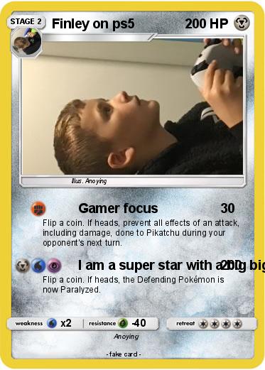 Pokemon Finley on ps5