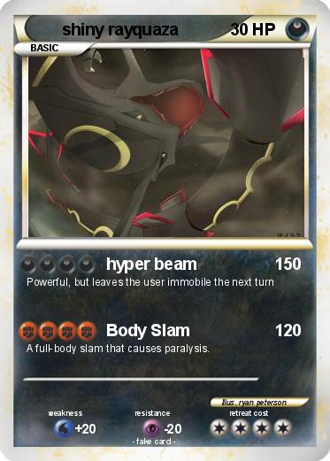 Pokemon shiny rayquaza