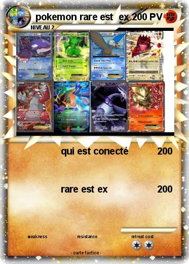 Pokemon pokemon rare est  ex