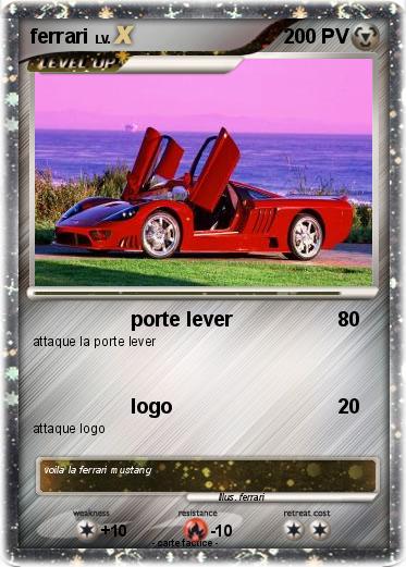 Pokemon ferrari