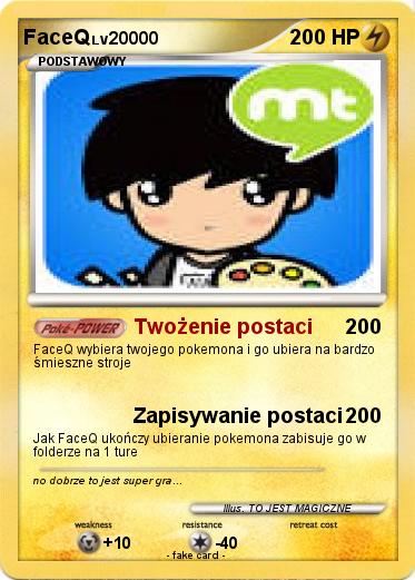 Pokemon FaceQ