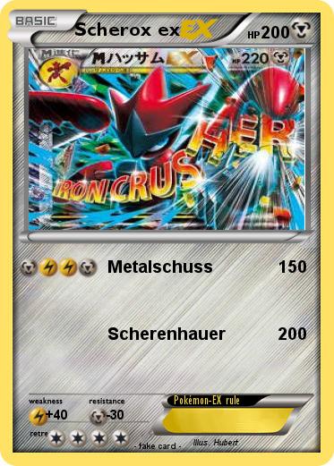 Pokemon Scherox ex