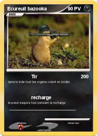 Pokemon Ecureuil bazooka