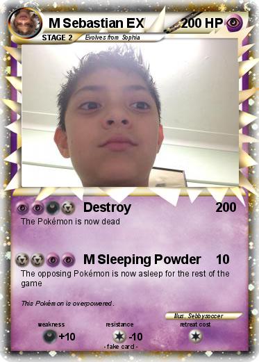 Pokemon M Sebastian EX