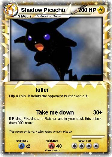 Pokemon Shadow Picachu