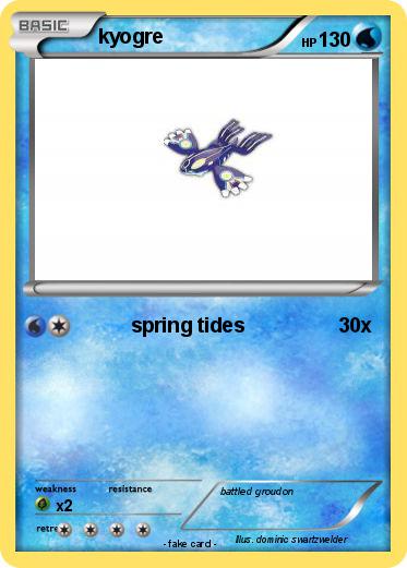 Pokemon kyogre