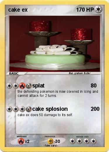 Pokemon cake ex
