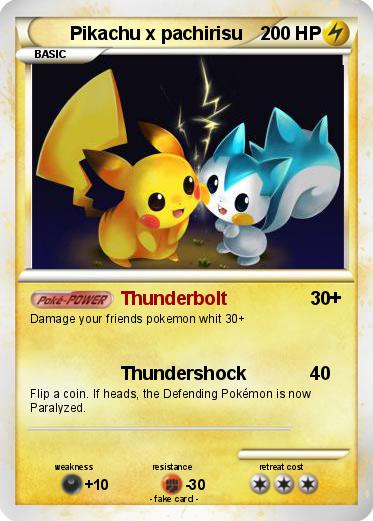 Pokemon Pikachu x pachirisu