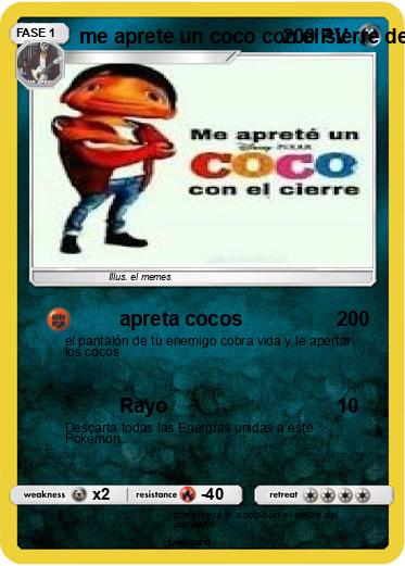 Pokemon me aprete un coco con el sierre del pantalon