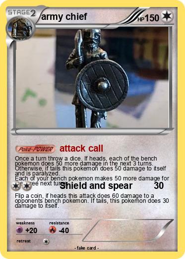 Pokemon army chief