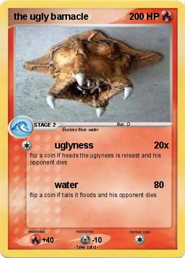 Pokemon the ugly barnacle
