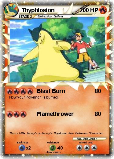 Pokemon Thyphlosion