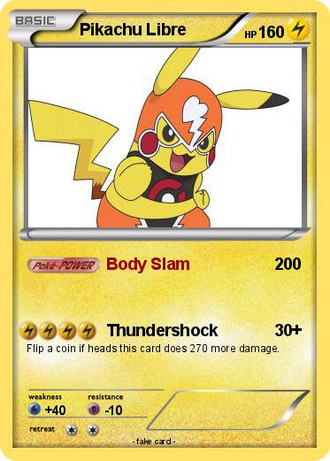 Pokemon Pikachu Libre
