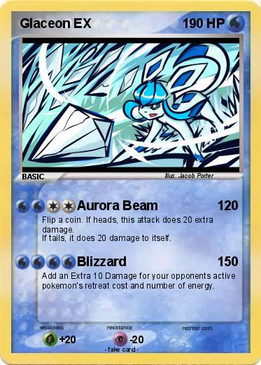Pokemon Glaceon EX