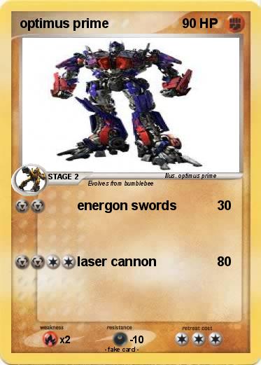 Pokemon optimus prime