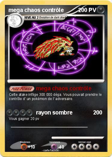 Pokemon mega chaos contrôle