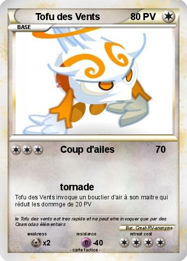 Pokemon Tofu des Vents